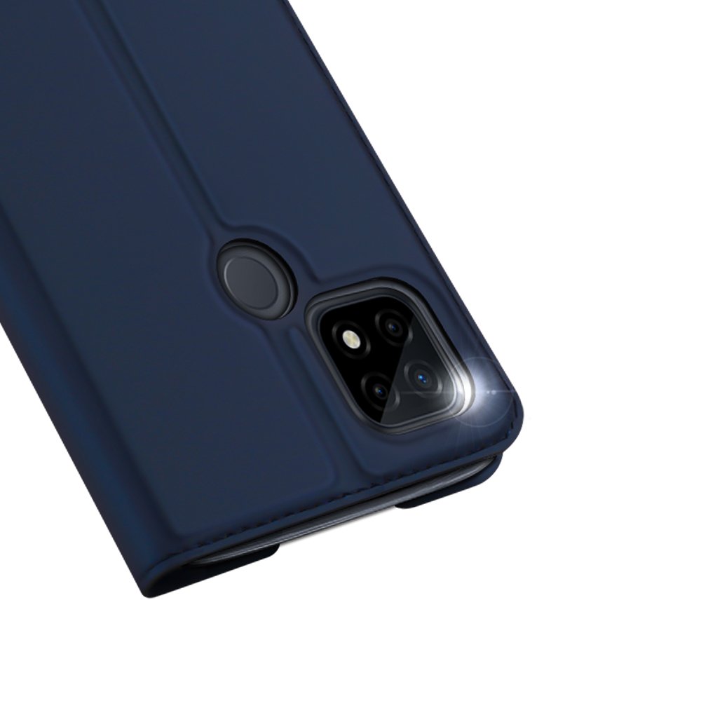 DUX DUCIS Skin Pro Boekhoes voor Realme C21 - zwart