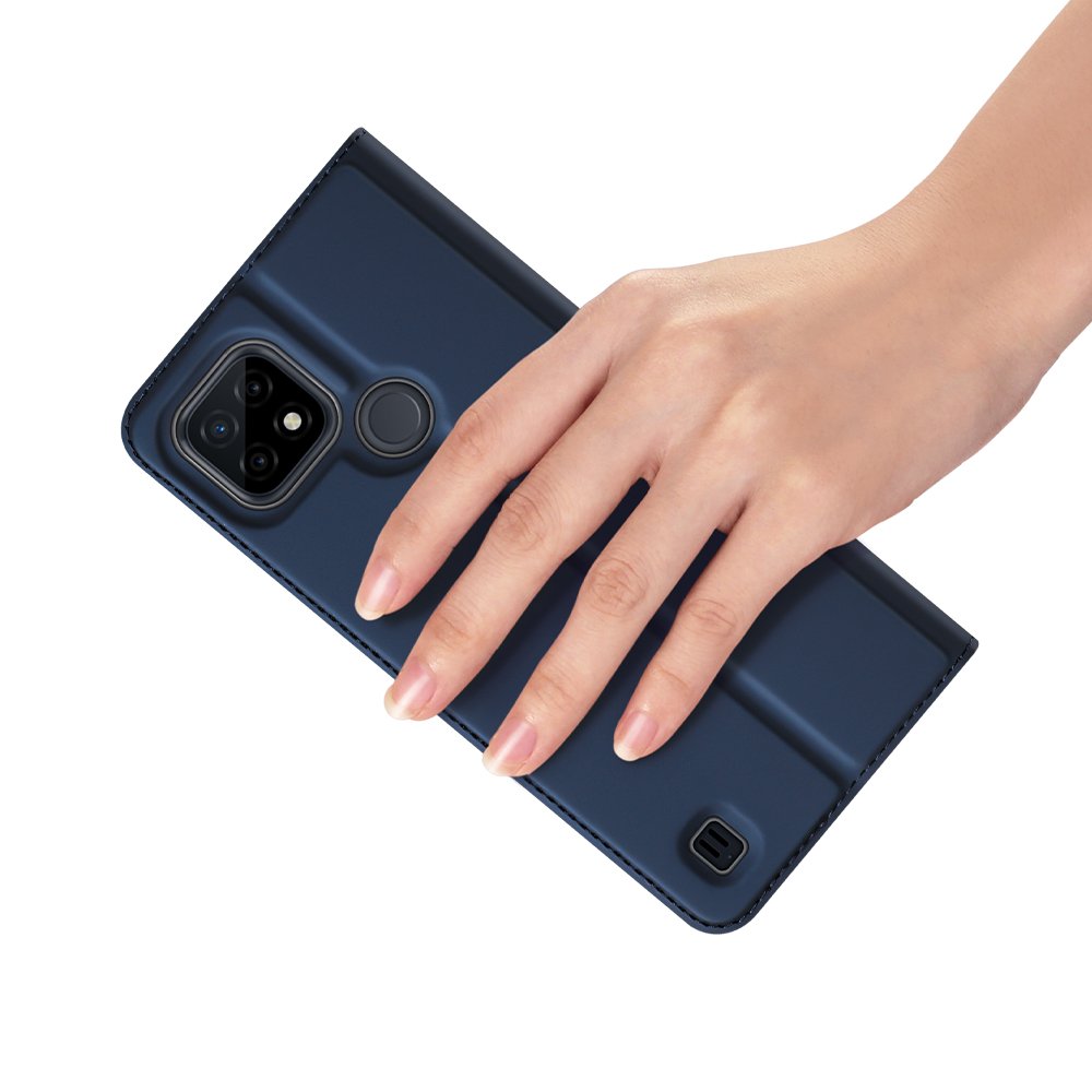 DUX DUCIS Skin Pro Boekhoes voor Realme C21 - zwart