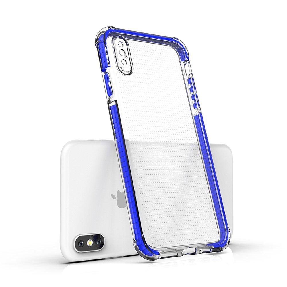 Siliconen hoes Spring Armor voor Apple iPhone XS Max - rood