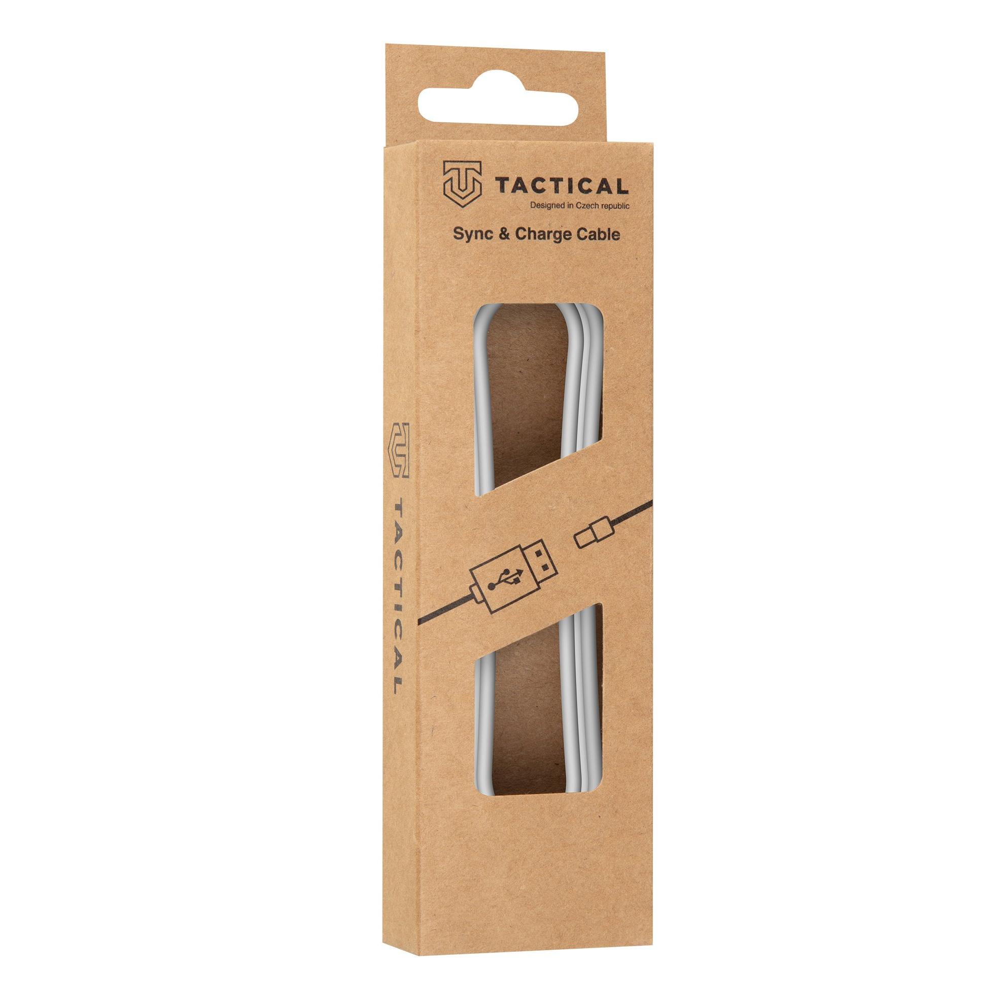 Tactical oplaadkabel USB-A / Lightning 2m - Wit