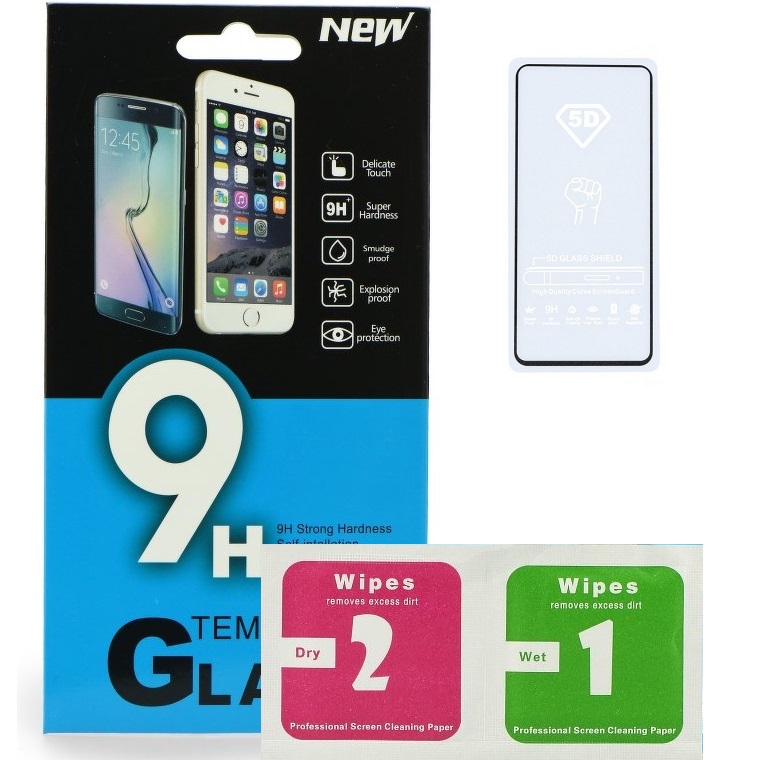 5D beschermglas Fénix voor Apple iPhone 12 - zwart