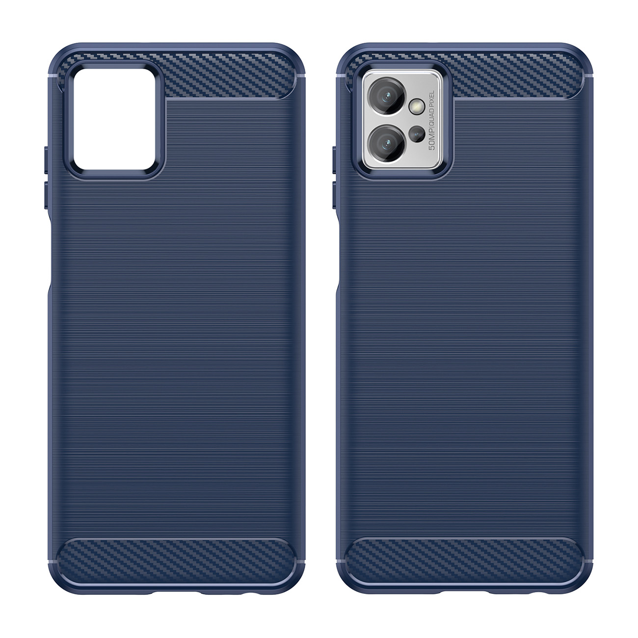 Carbon Shield TPU hoesje voor Honor 7X - zwart