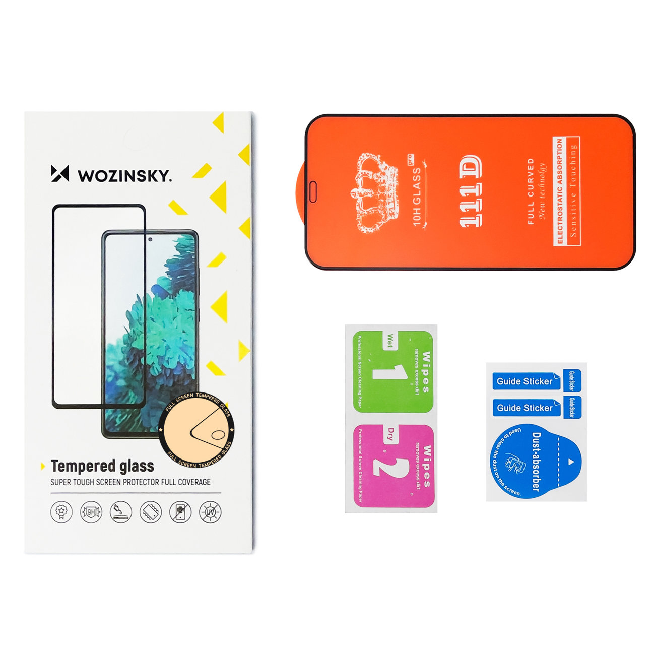 Wozinsky beschermend gehard glas voor Xiaomi Redmi Note 11/Redmi Note 11S - zwart