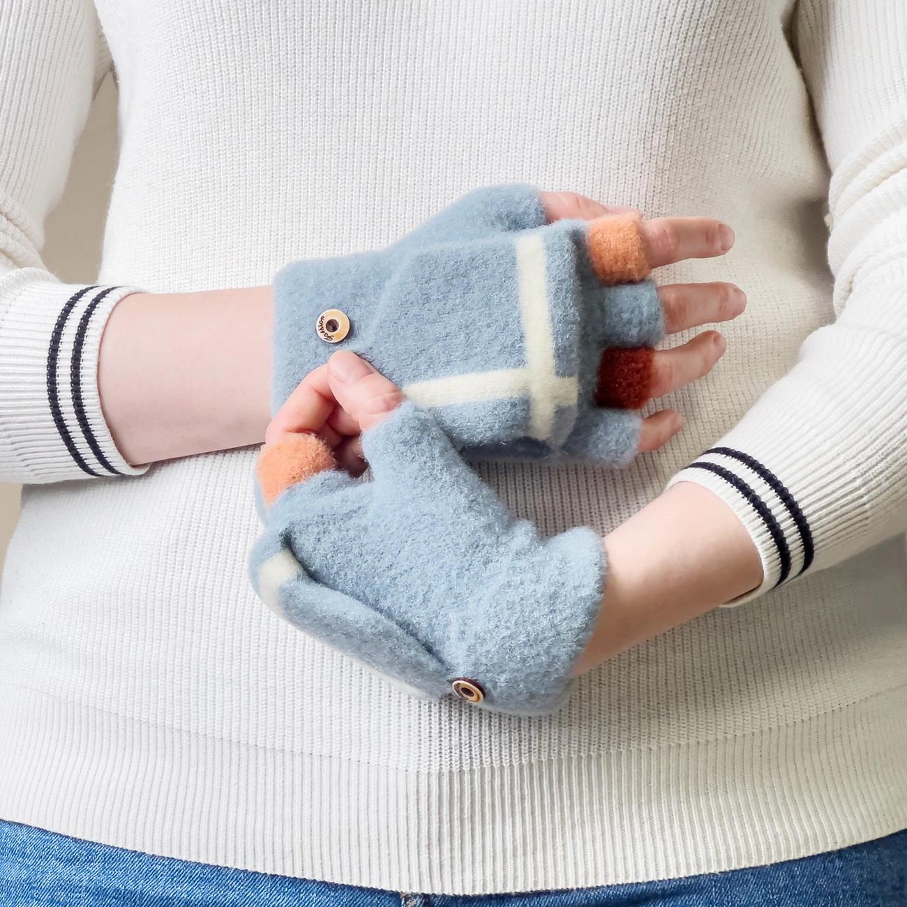 Dames- en kinder winterhandschoenen voor touchscreen – Roze