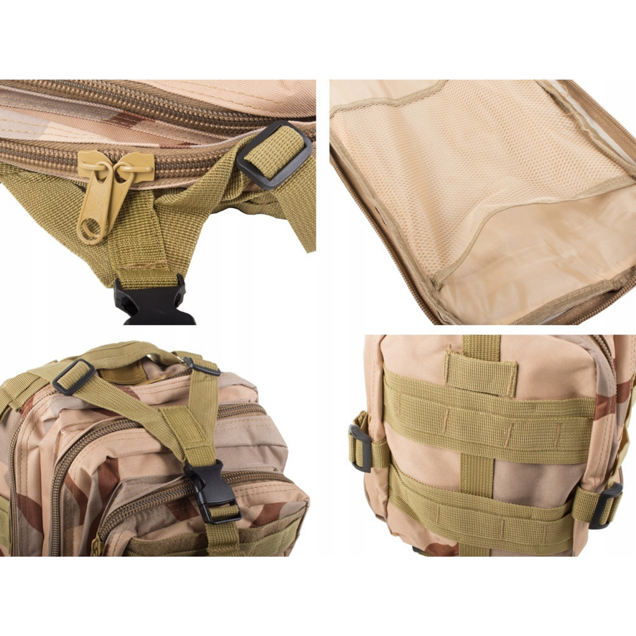 Tactische rugzak 30L - Bruin
