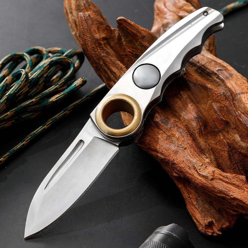 Outdoor opvouwbaar mes C3984 - Zilver