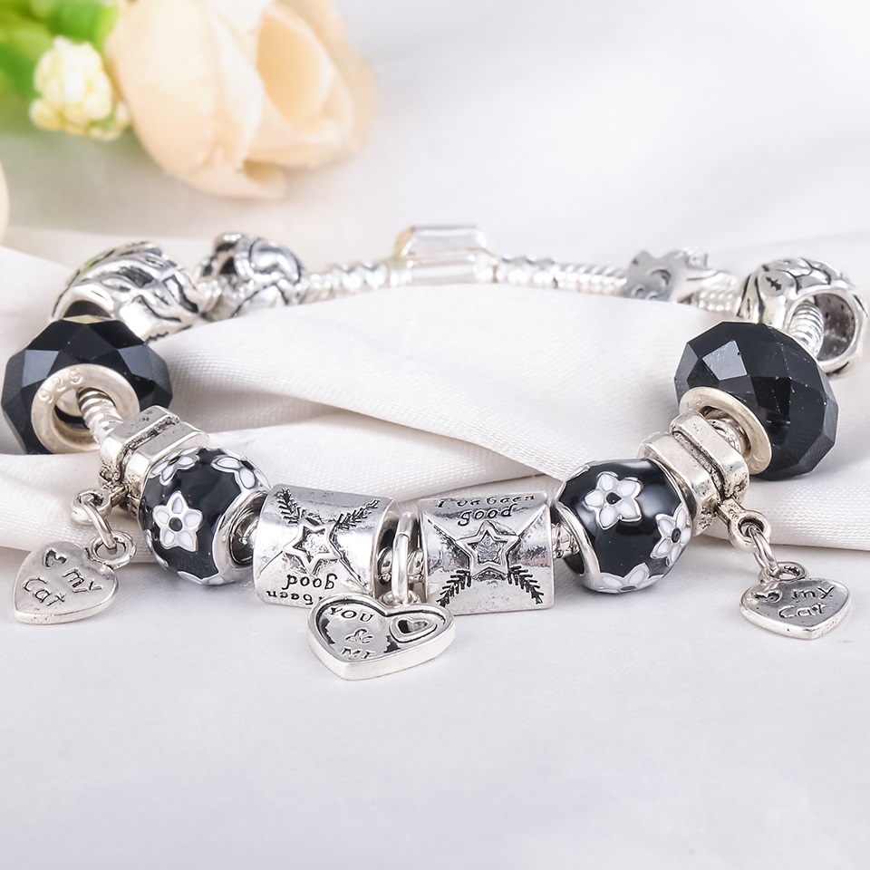 Armband ET-2176 - Zilver/Rood 2