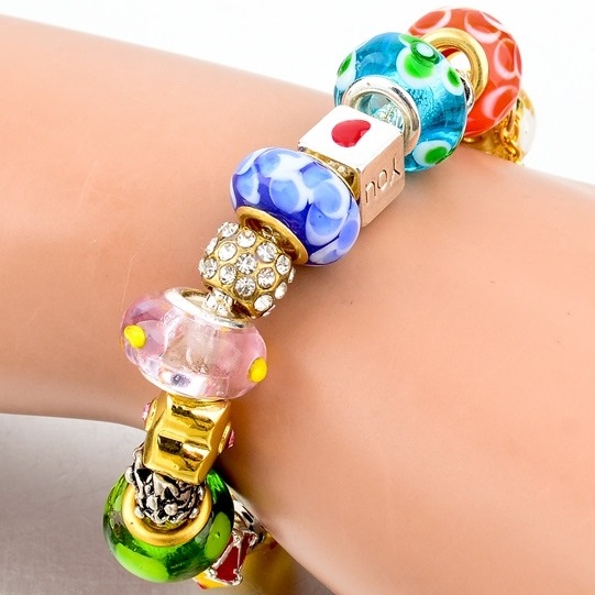 Armband ET-2176 - Zilver/Rood 2