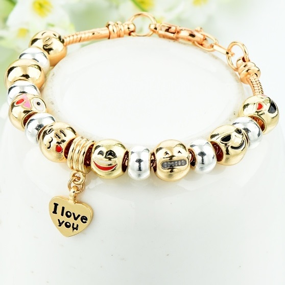 Armband ET-2176 - Zilver/Rood 2