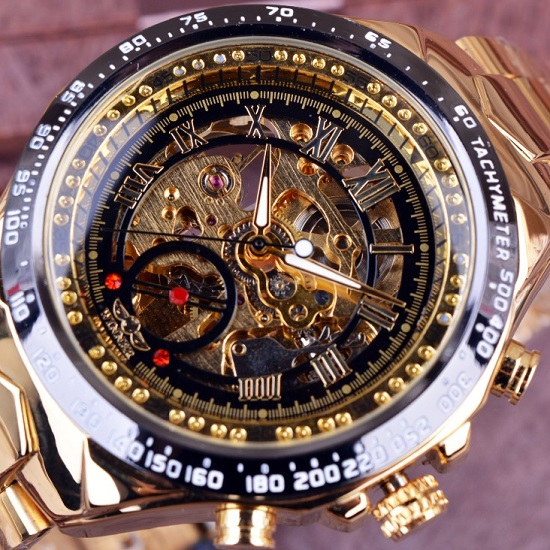 Herenhorloge BO-3053 - Zilver / Zwart