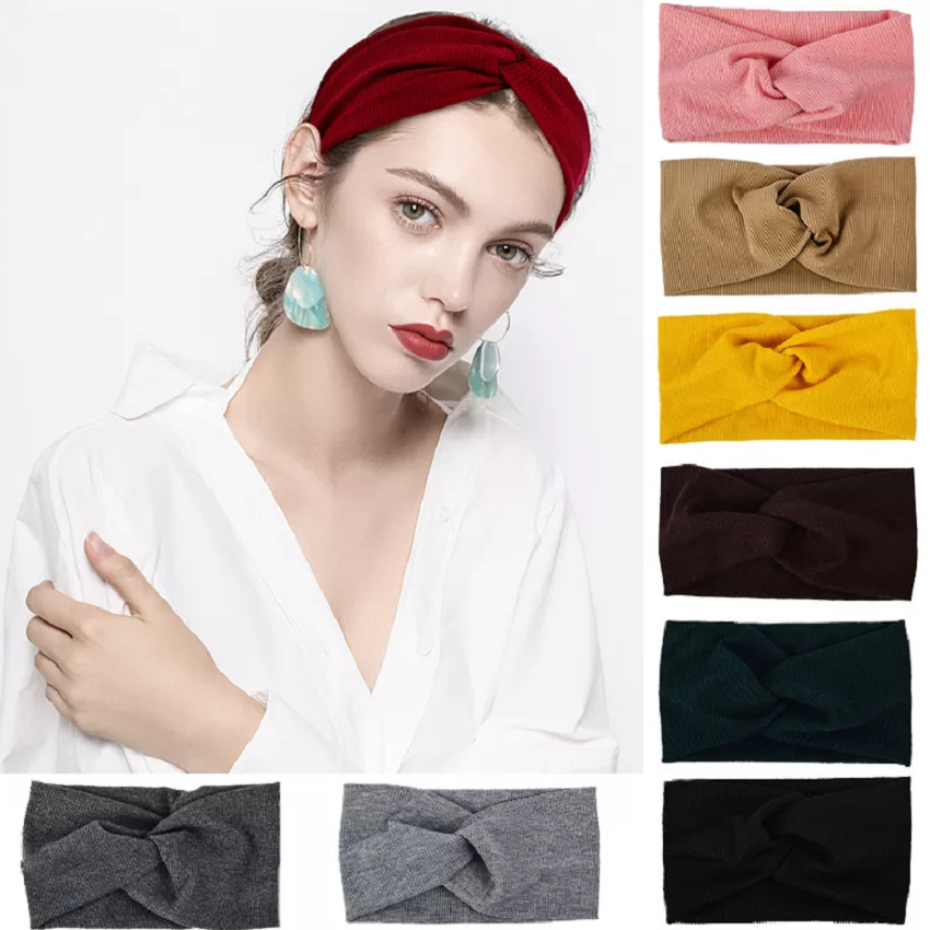 Turbanhoofdband Maya - Bruin