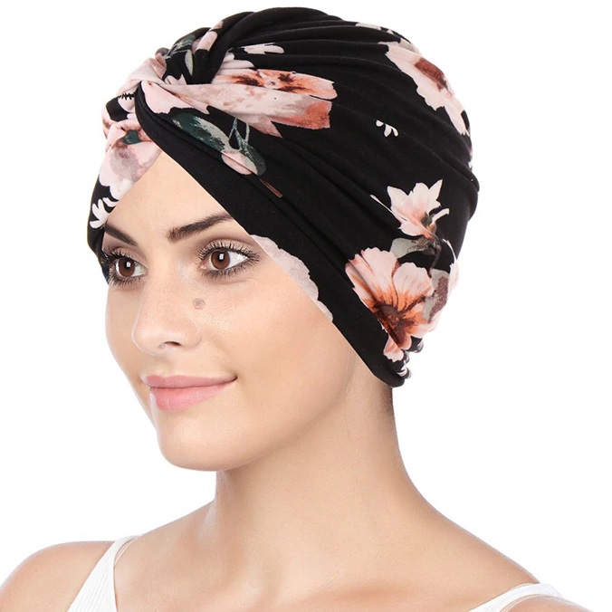 Turbanmuts SI - 6678 - Roze