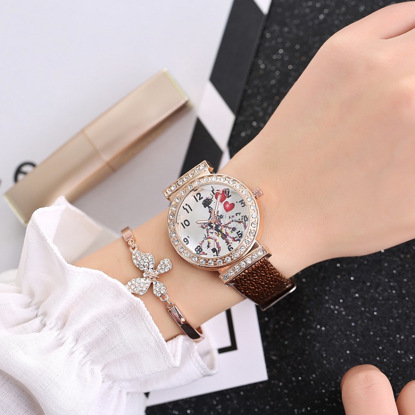 Horloge ZI-12917 - Roze