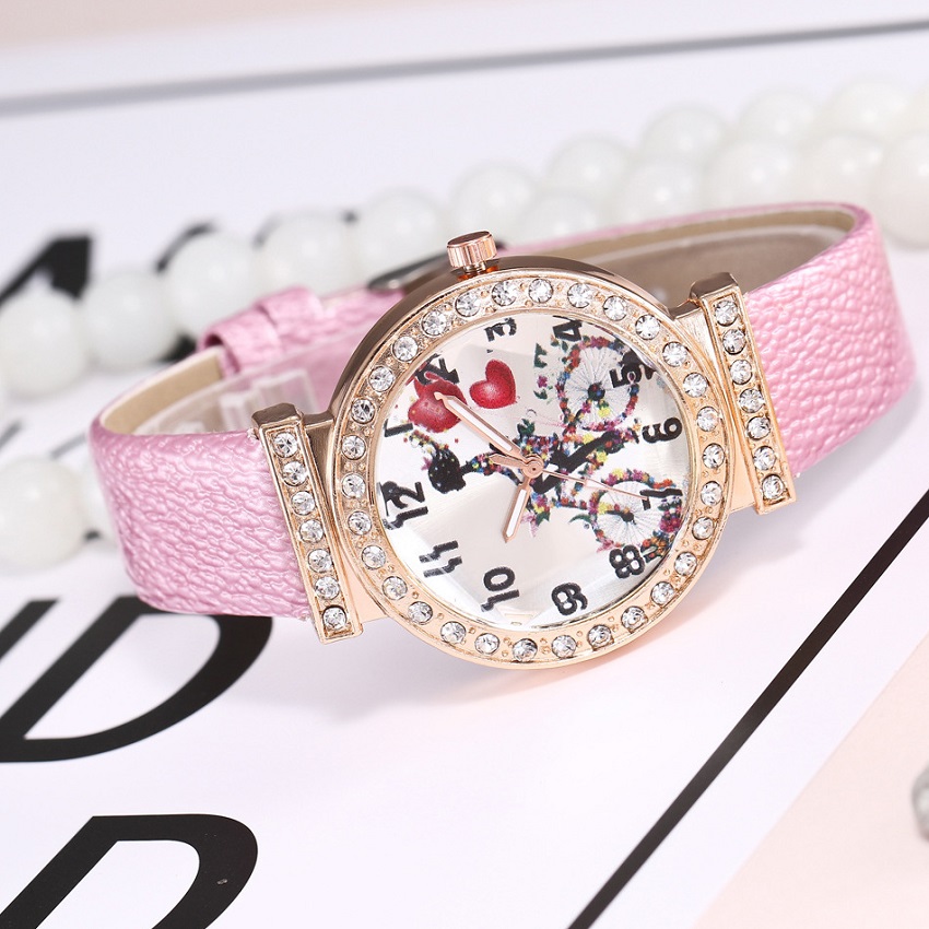 Horloge ZI-12917 - Roze