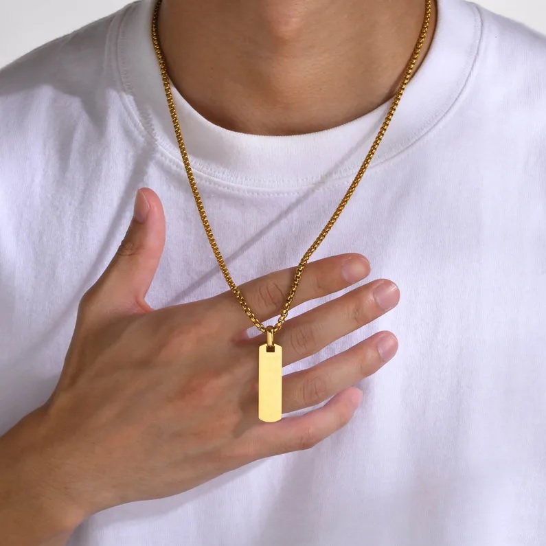 Ketting AD-34061 - Goud
