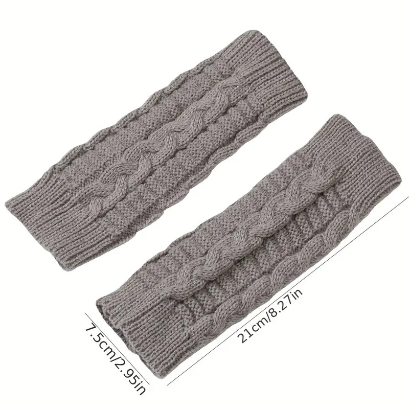 Vingerloze handschoenen - Donkergrijs