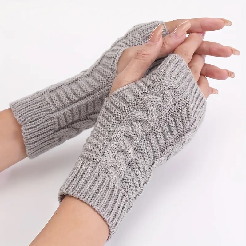 Vingerloze handschoenen - Donkergrijs