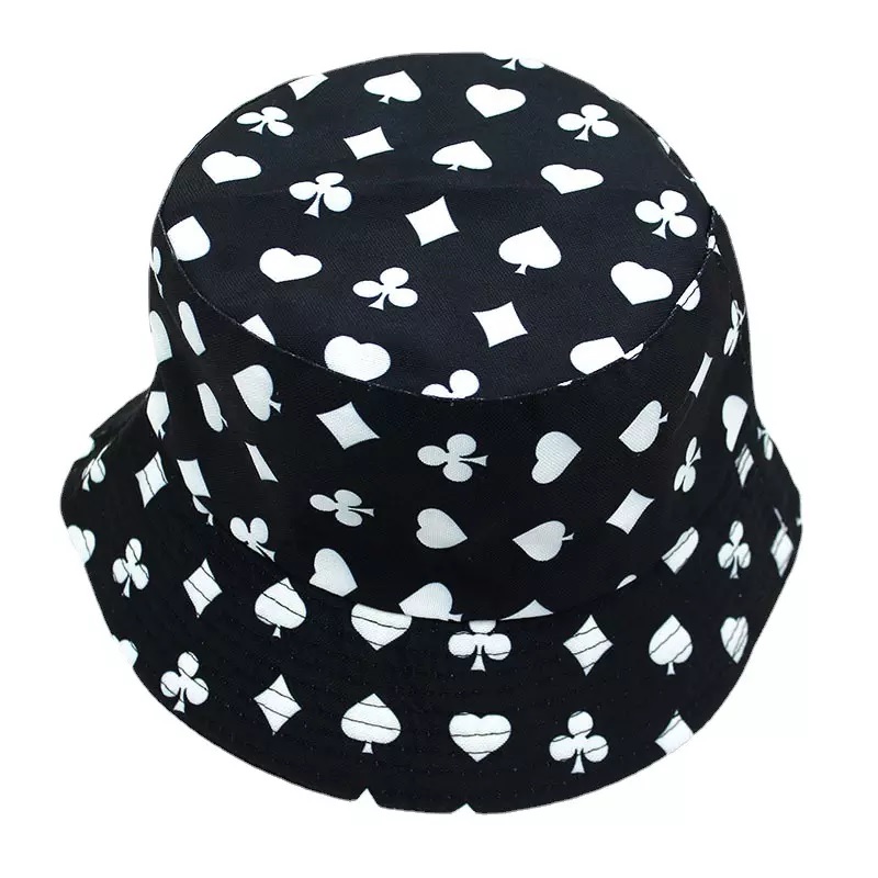 Buckethoed CA-22493 - Zwart / Wit