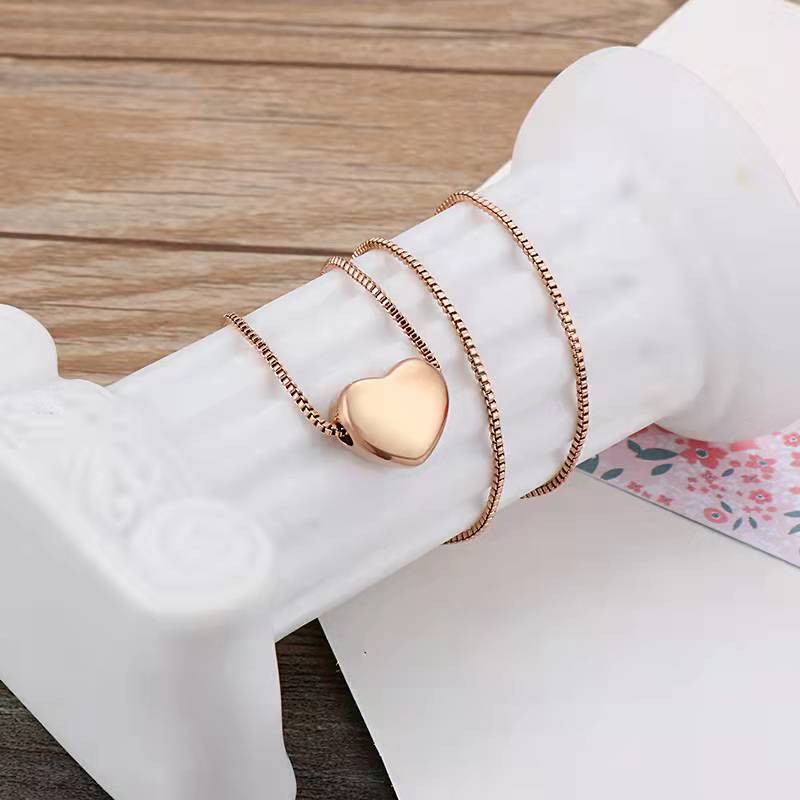 Halsketting CA-15246 - Goud / Roze