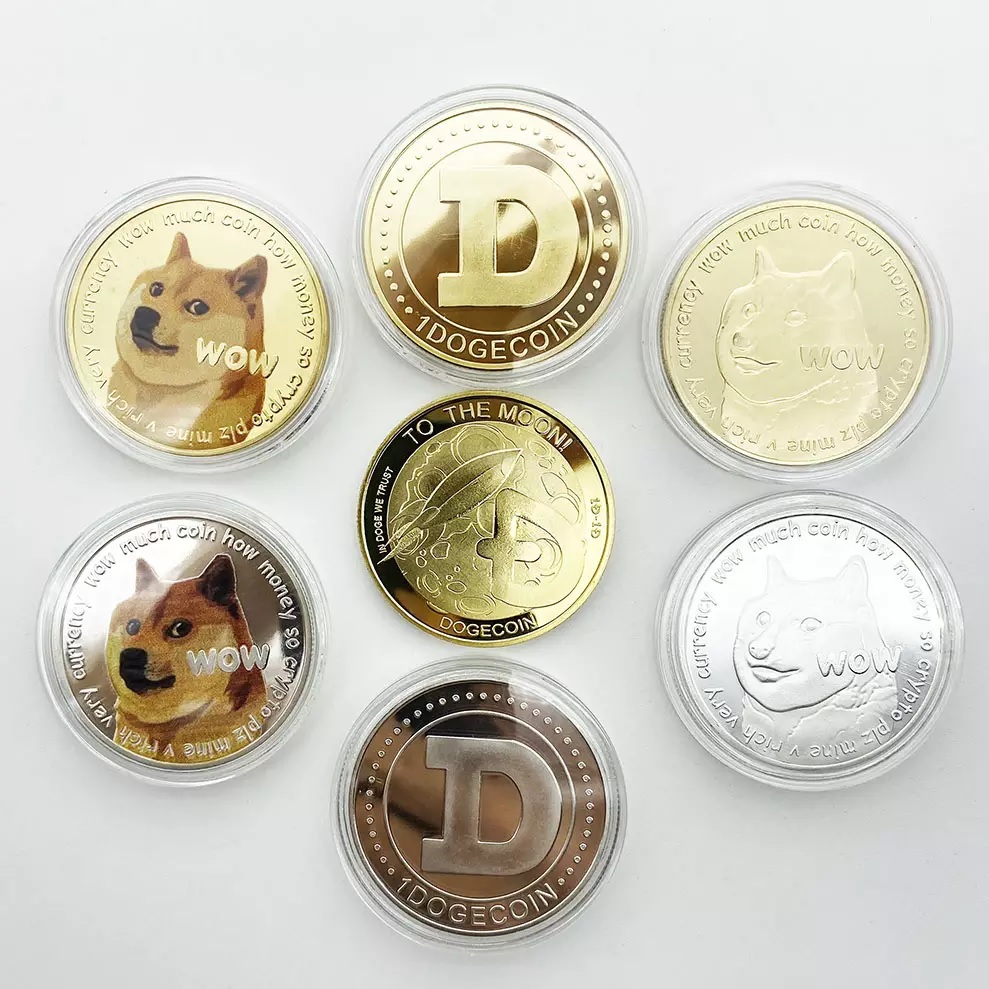 Dogecoin-munt - Goud / Type2