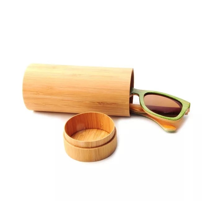 Houten brillenkoker - Bruin