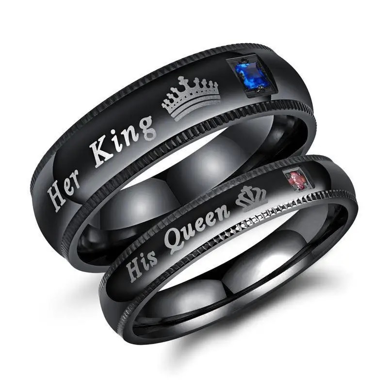 Ring Her King - Zwart / 65mm