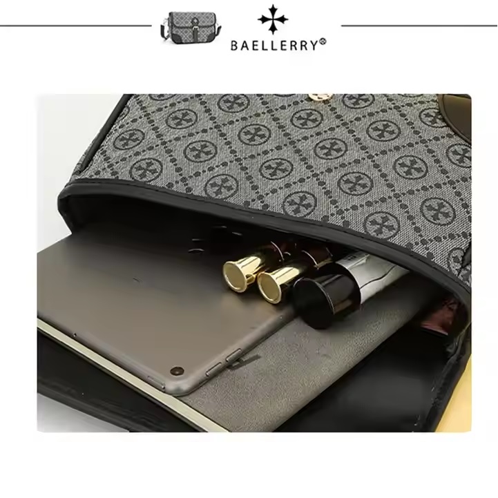 Handtas Baellerry RE-36227 - Bruin / Wit