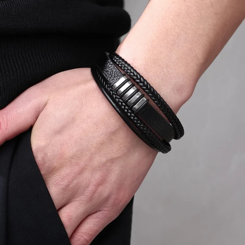Armband MA-33284 - Bruin / 21,5cm