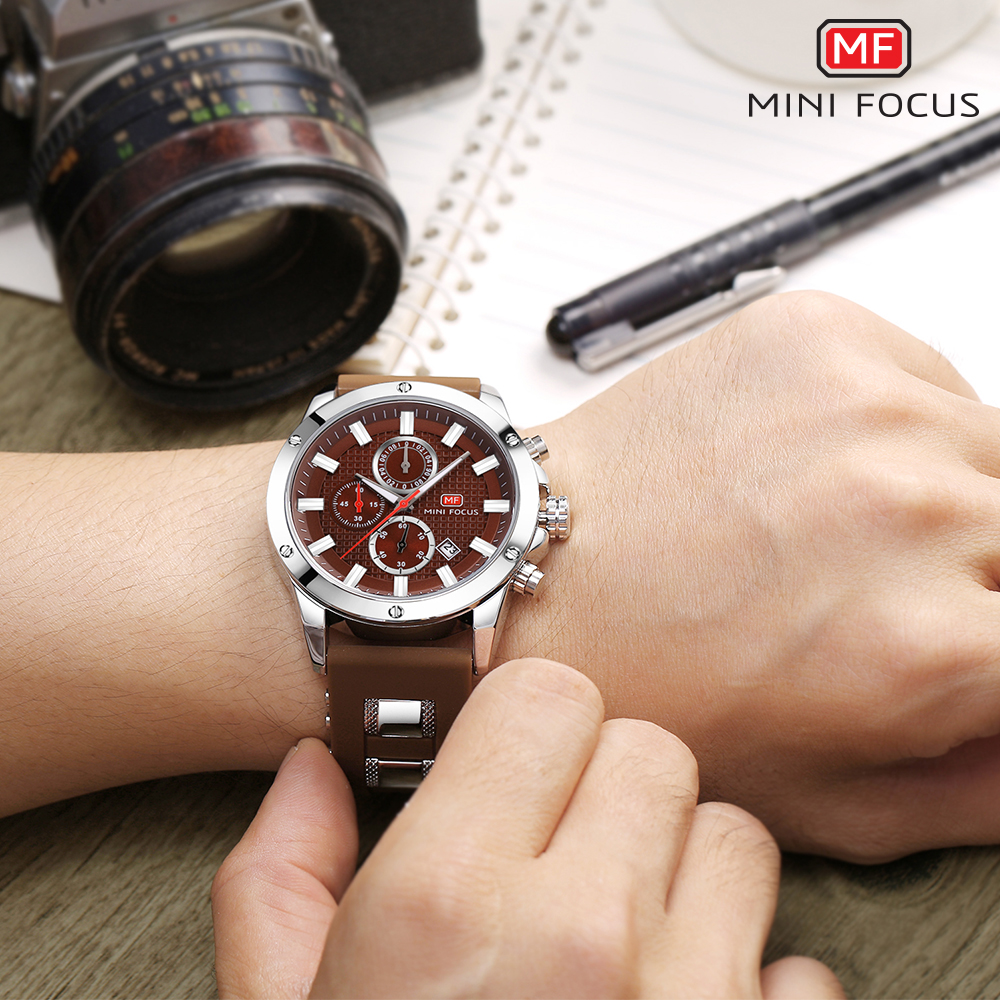 Horloge Mini Focus LU-23865 - Bruin