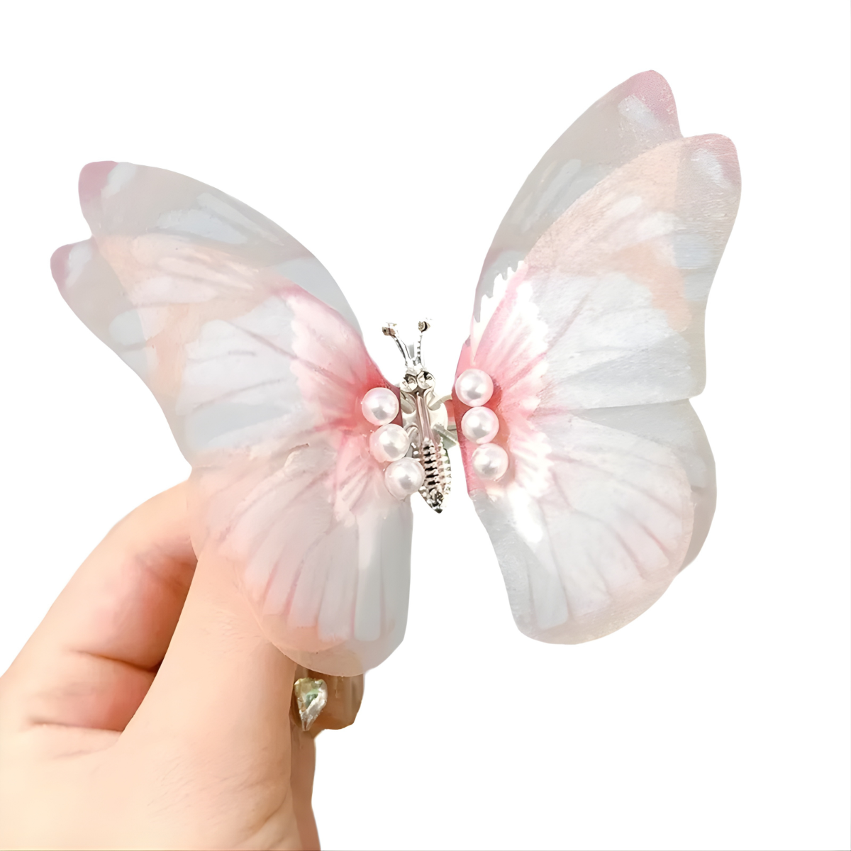 Haarspeld Vlinder-38852 - Paars / Blauw