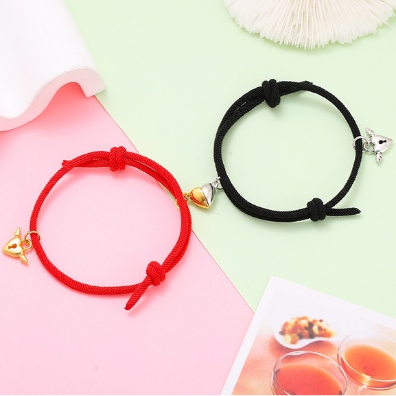 Armbanden Heart Magnet - Paars