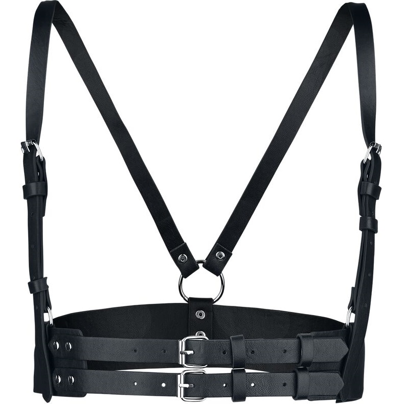 Dames Kunstlederen Harness - Bruin