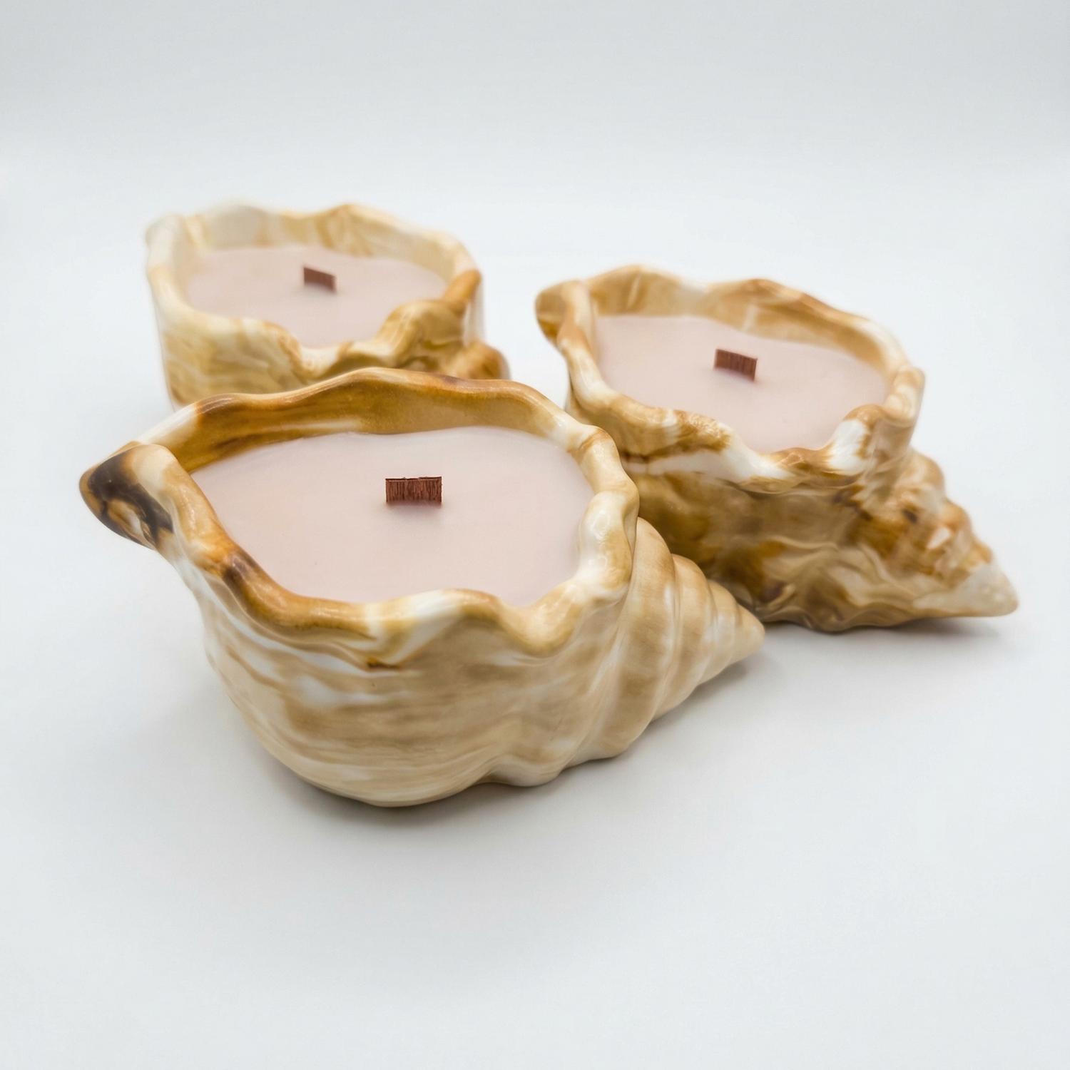 Kaars Zandduin - Zand / Hazelnoot, Chocolade