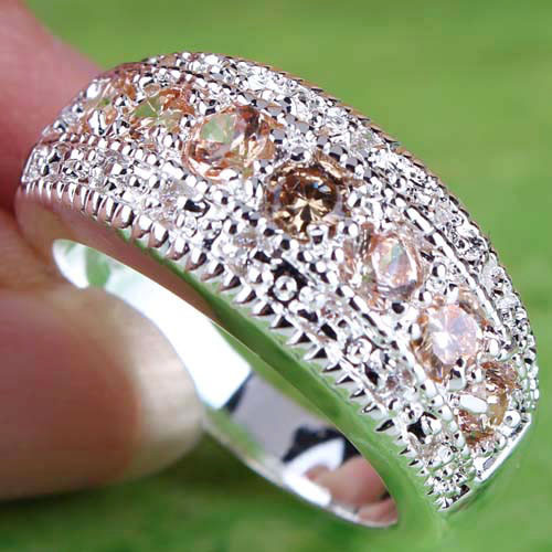 Ring GA-1265 - Zilver/ Blauw/ 55mm