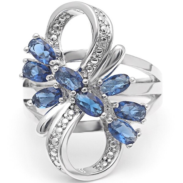 Ring SC-6337 - Zilver/Blauw/62mm