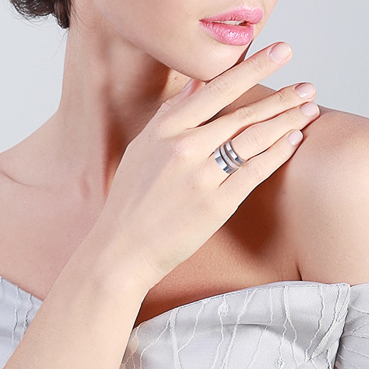 Ring WI-5460 - Zilver/57mm