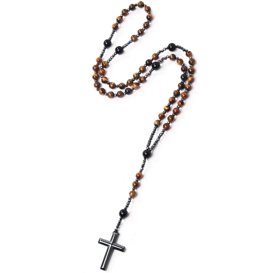 Rozenkrans Ketting - Bruin