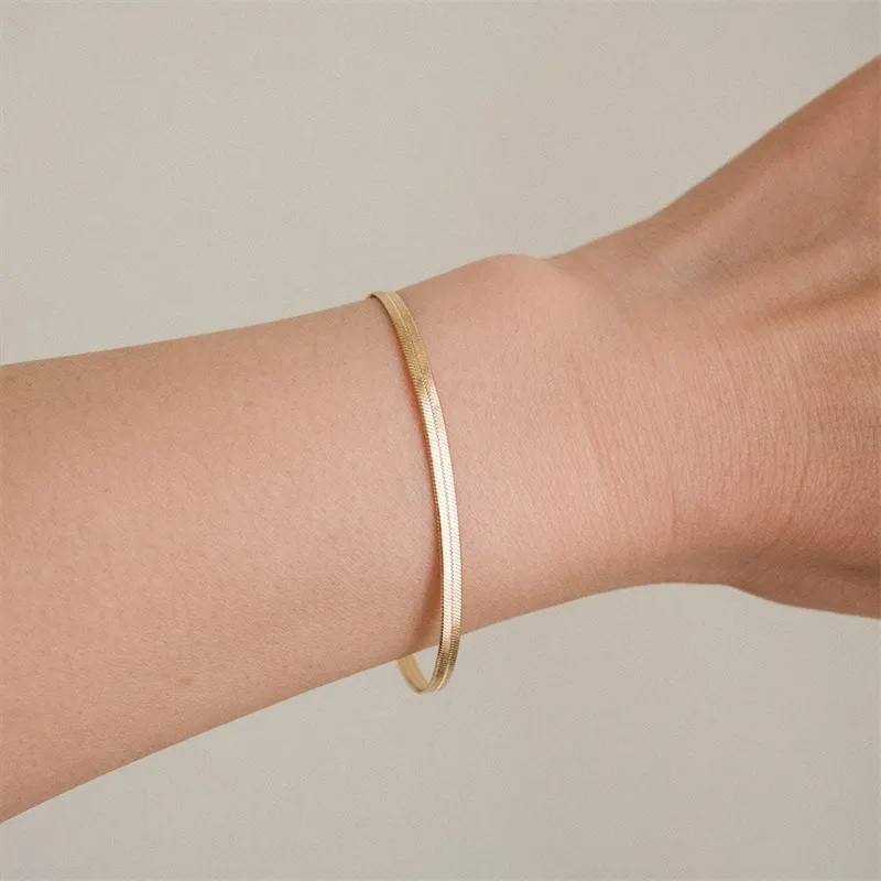 Armband SI-28536 - Goudroze / 5mm