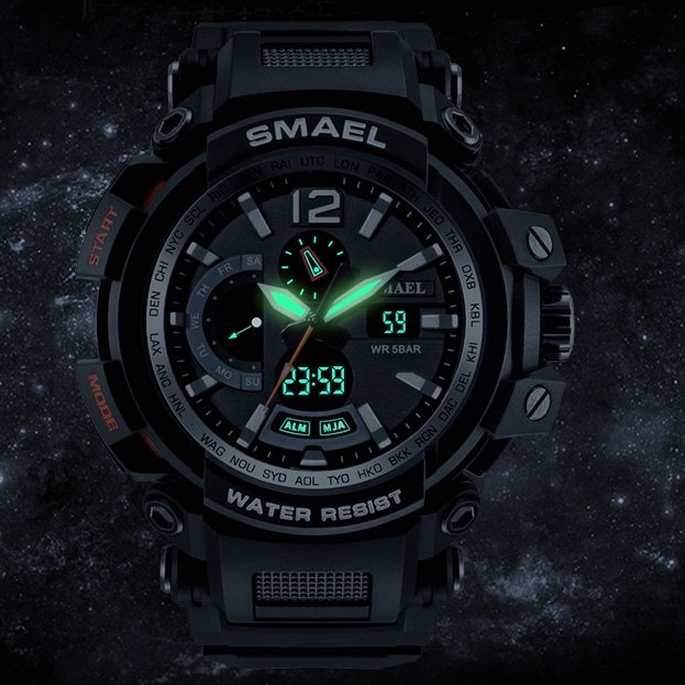 Horloge SMAEL TO-14085 - Zwart