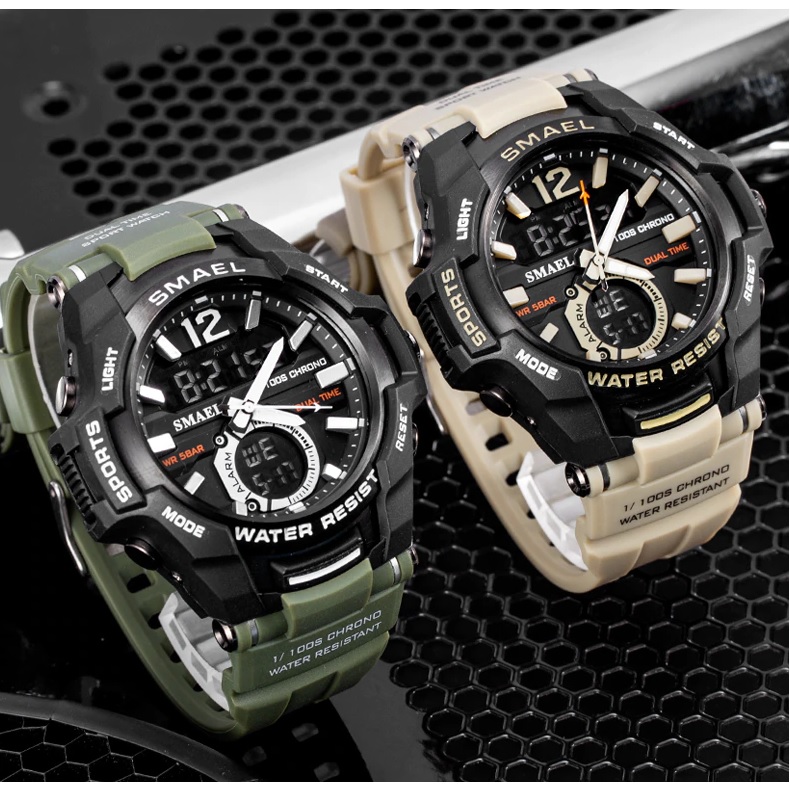 Horloge SMAEL EV-6240 - Khaki