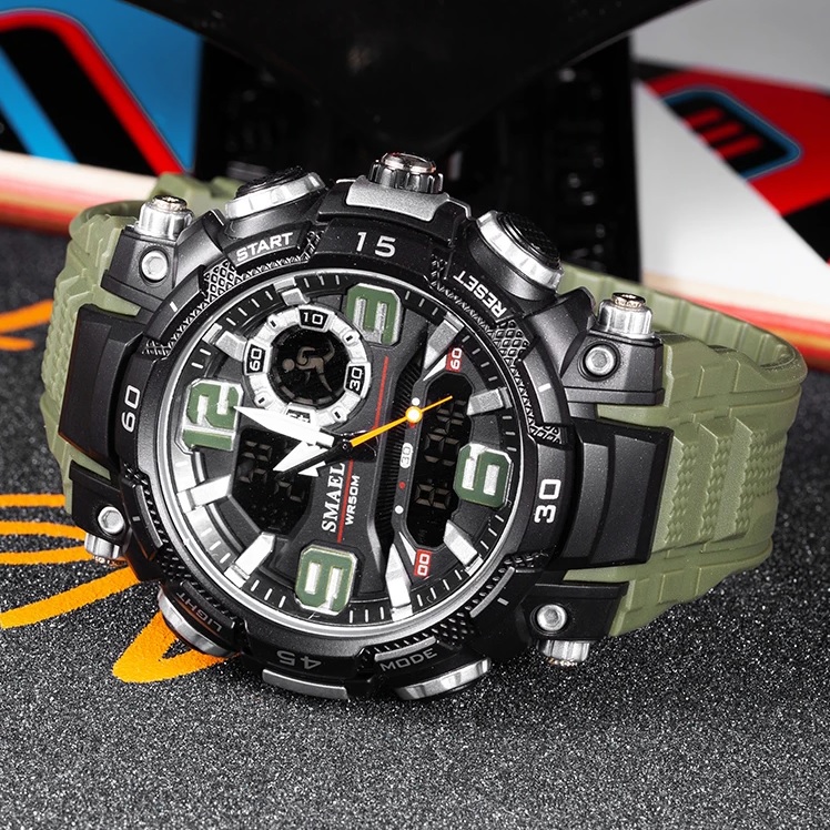 Horloge SMAEL JA-29475 - Zwart / Blauw