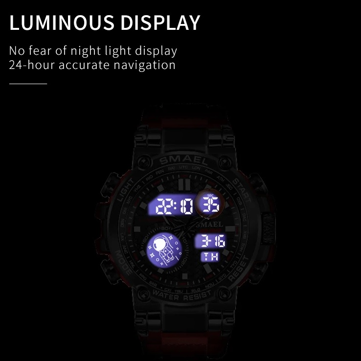 Horloge SMAEL LO-29437 - Blauw