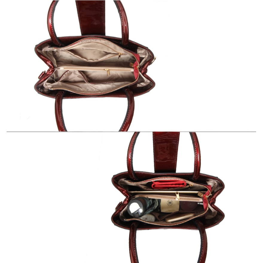 Handtas TE-5650 - Bordeauxrood