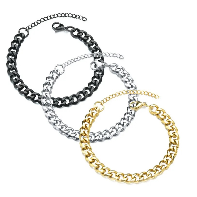 Armband TO-34784 - Zwart / 18+5cm / 11mm
