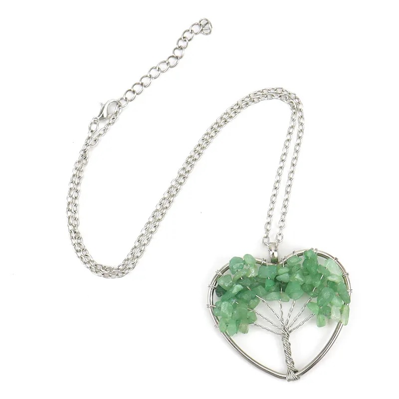 Halsketting Tree Heart - Blauw