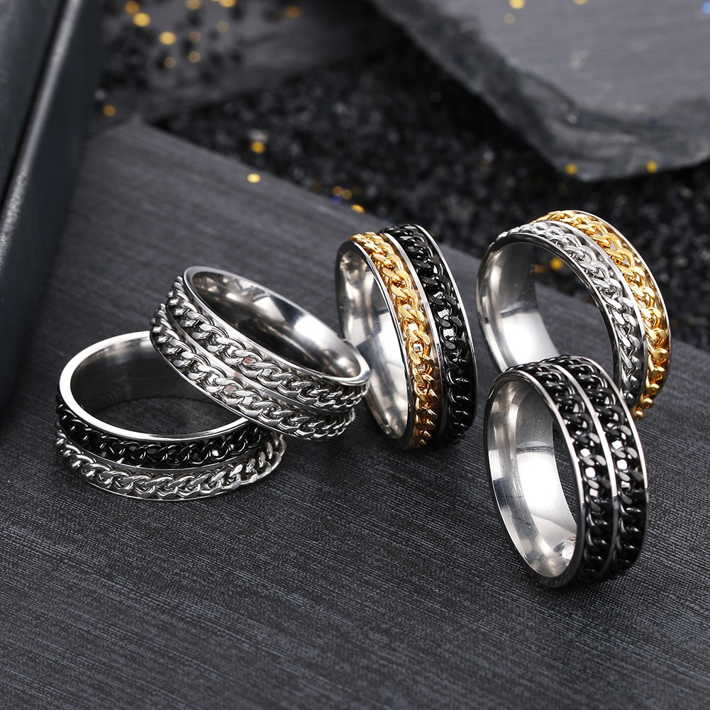 Ring WA-17045 - Zilver / Goud / 57mm