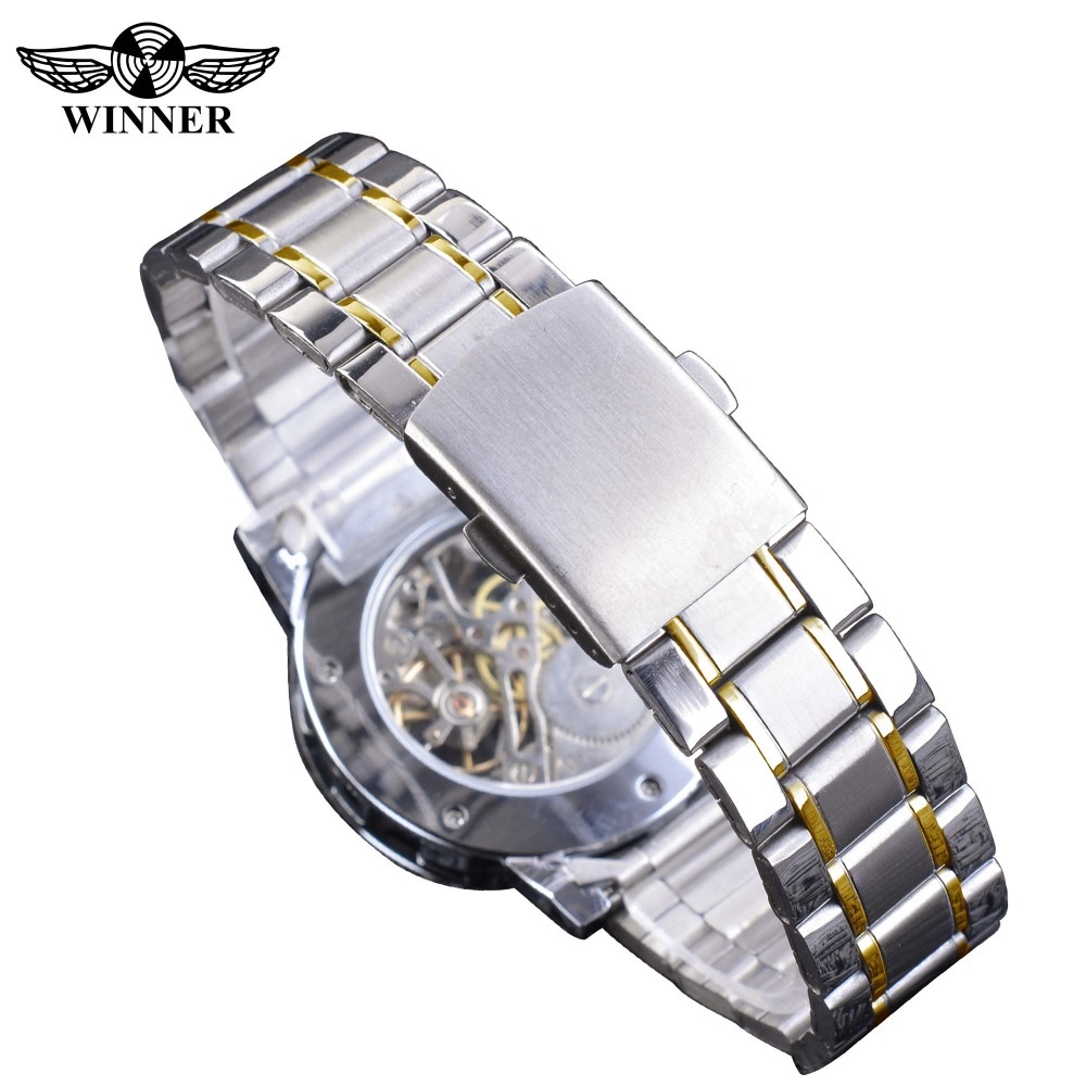Horloge Winner BE-14436 - Zilver / Wit