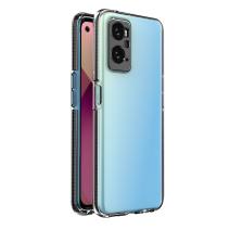 Spring clear TPU hoes voor Realme 9i - zwart
