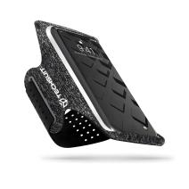 Techsuit – sportarmhouder (TH10) – Voor telefoons tot 16,51 cm – Grijs / wit
