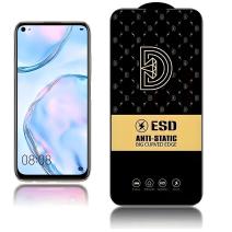 Diamond antistatische gehard glas voor Huawei P40 Lite - zwart